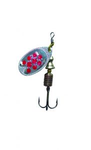 Abu Garcia Rotačka Fast Attack Silver / Red Dots